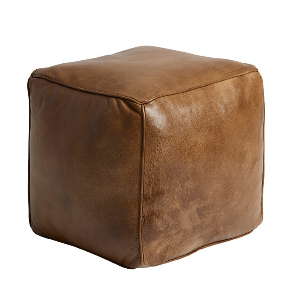 Sittpuff \'St. Thomas\' - Brun/Lder
